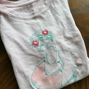 Vineyard Vines Pink Seagull Flower Tee